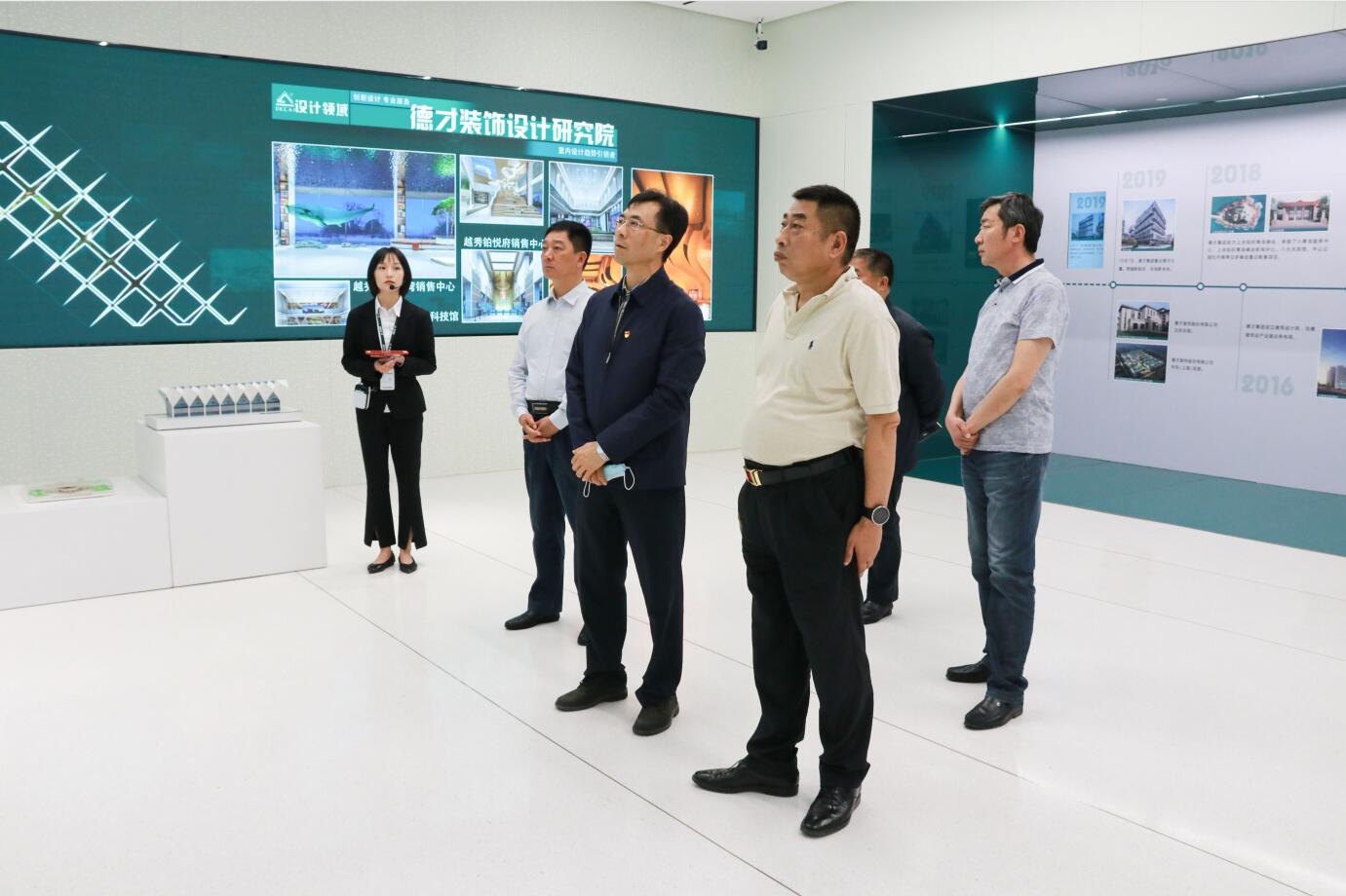 中建聯(lián)合|嶗山區(qū)人大副主任、區(qū)總工會主席宋軍一行蒞臨中建聯(lián)合調(diào)研考察(圖1)