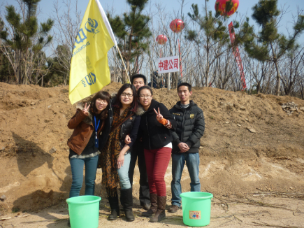 中建聯(lián)合組織員工參加義務植樹活動(圖1)