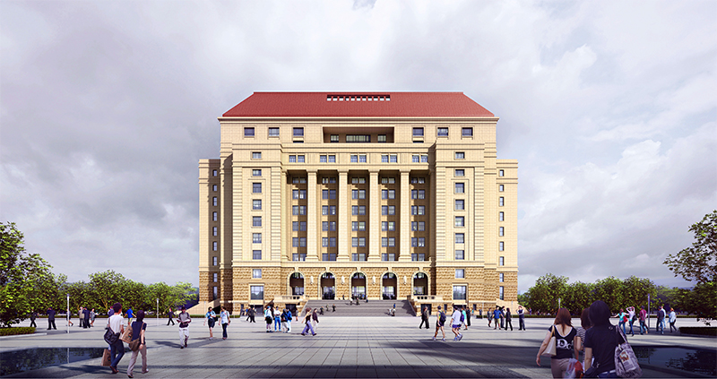 山東大學(xué)青島校區(qū)圖書(shū)館(圖1)