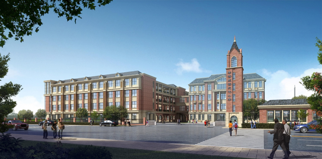 獻(xiàn)禮第38個(gè)教師節(jié)，中建聯(lián)合承建的新三屯小學(xué)綜合樓正式封頂(圖1)