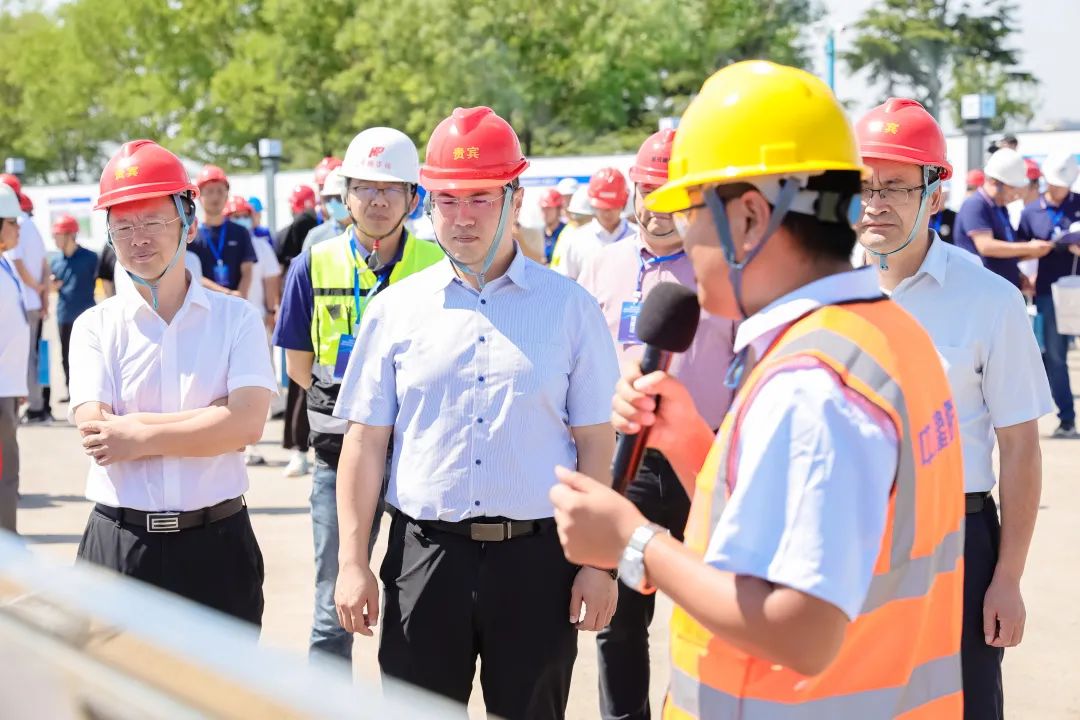 精益管理|青島高新技術產業(yè)開發(fā)區(qū)建設部組織區(qū)施工、監(jiān)理單位到中建聯合項目地觀摩考察(圖4)