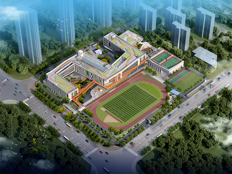 張村河南側(cè)配套初中(圖1)