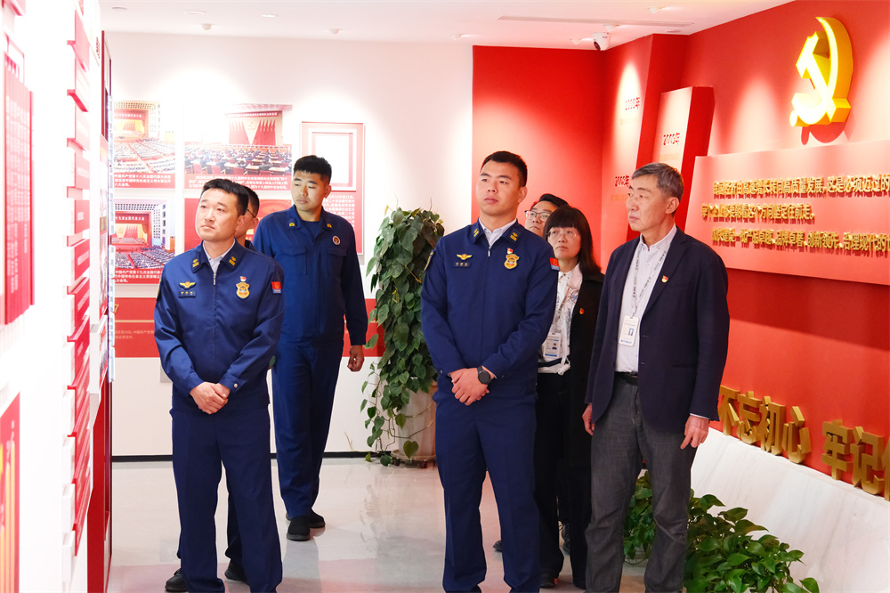 黨建引領(lǐng) | 中建聯(lián)合與青島市嶗山區(qū)株洲路消防救援站開展黨建共建活動(圖3) 圖片